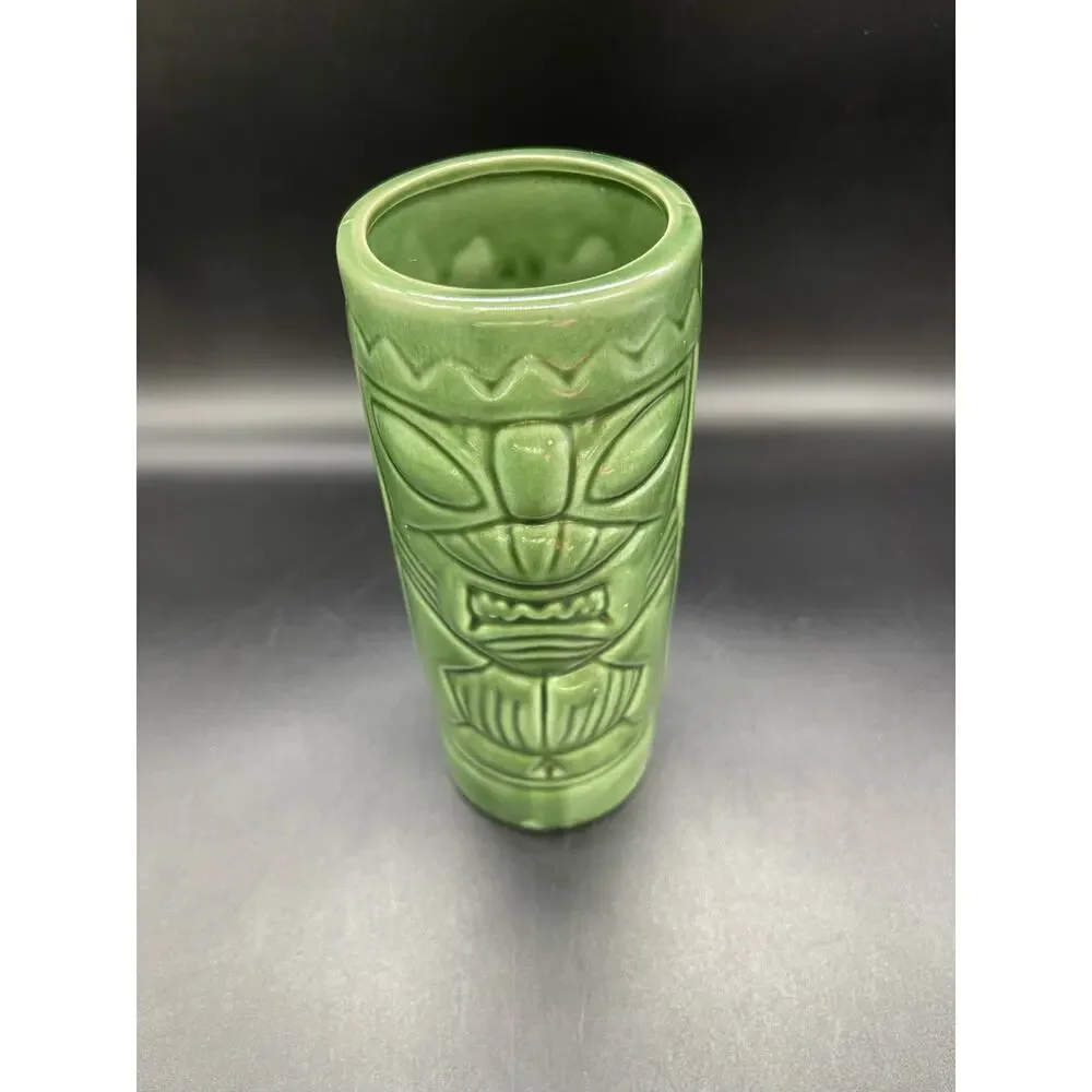 Tiki Mug / Tumbler 2 Faced DW113 Disneyworld Green 7
